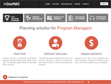 Tablet Screenshot of onepmo.com